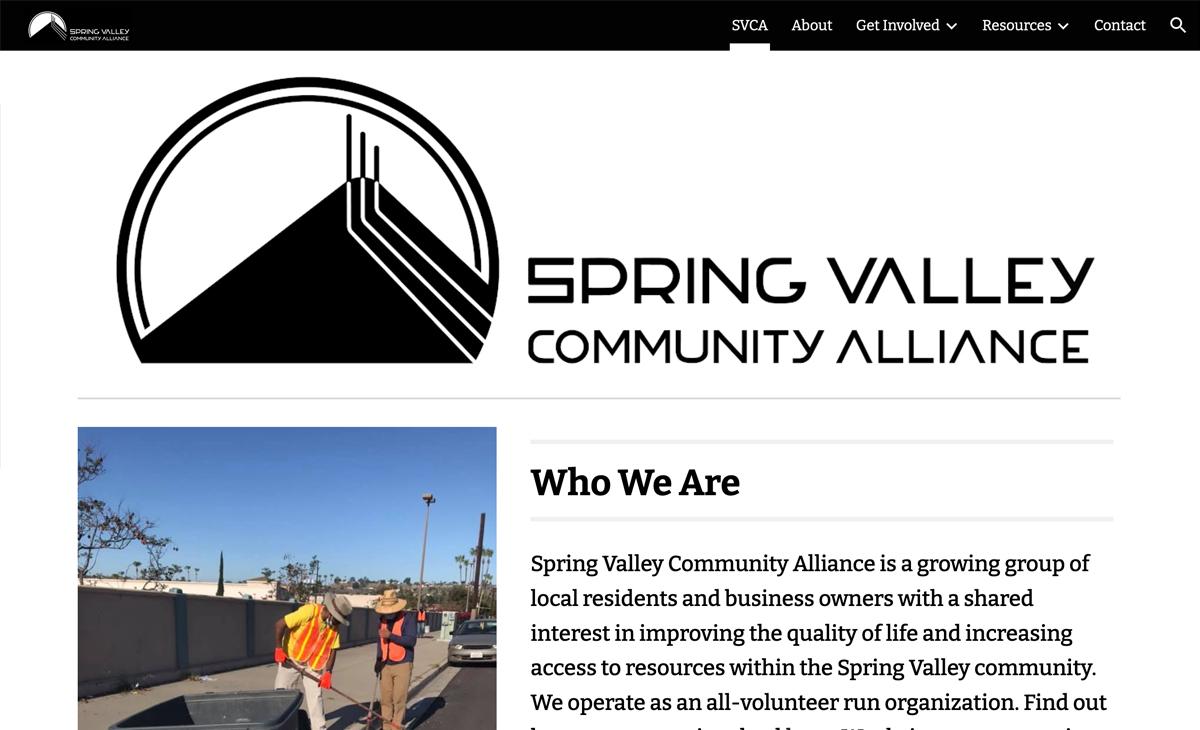 Spring Valley Community Association Website